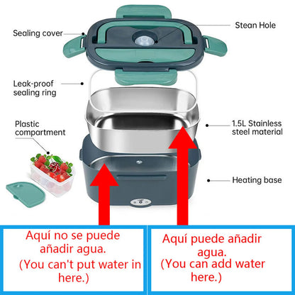 MicroData 1,5 l 40W elektrische Brotdose, Mittags heizung, tragbare Lebensmittel heizung