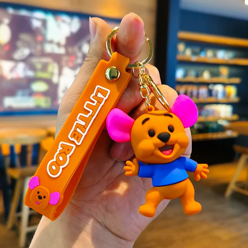 Disney Schlüsselanhänger – Mickey, Minnie & Stitch Figurenanhänger aus PVC & Metall