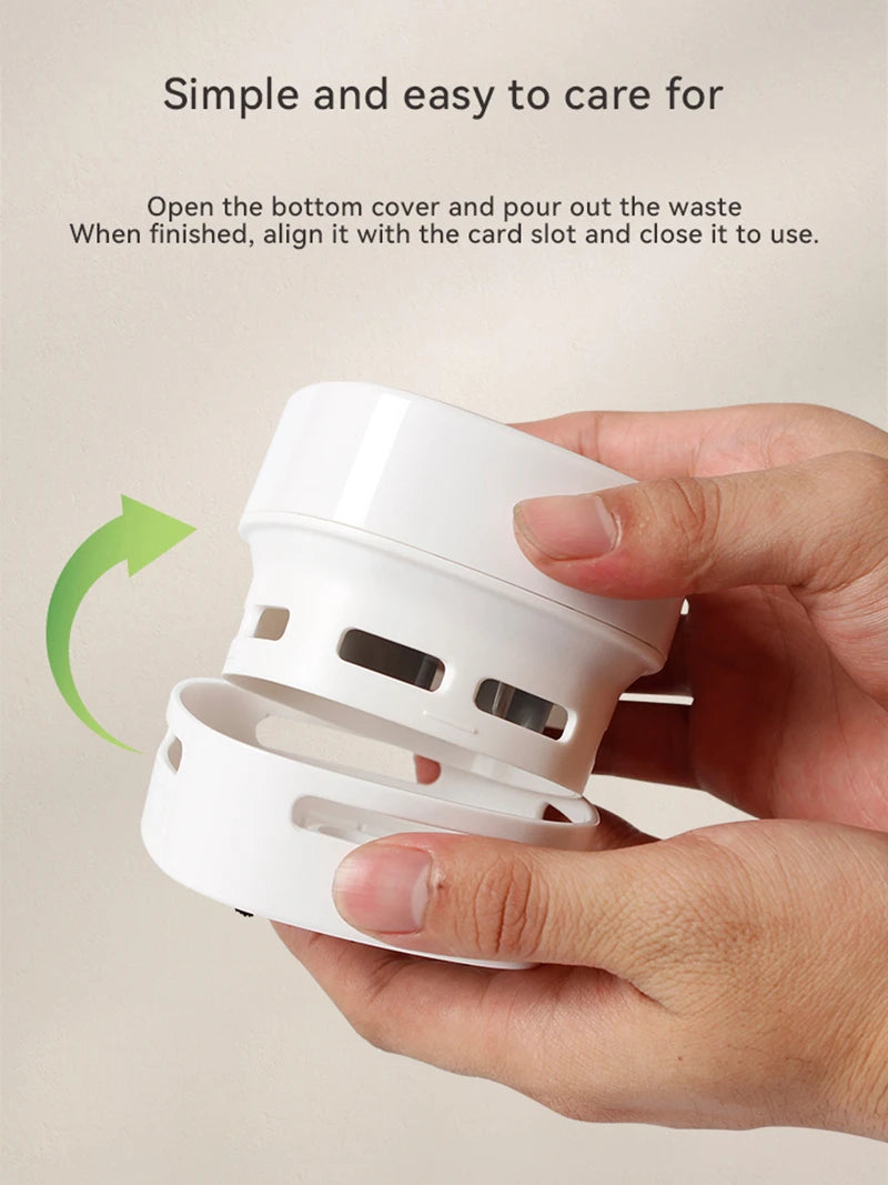 Xiaomi Mini Tischstaubsauger, USB- und Batteriebetrieb, leise und tragbar, ideal für Tastatur und Schreibtisch - Bild 11